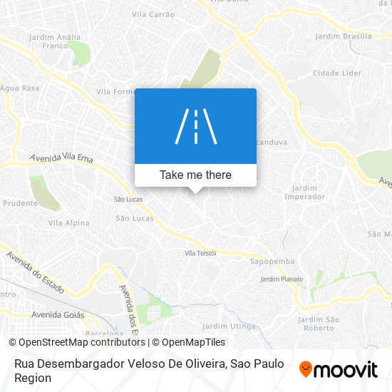 Mapa Rua Desembargador Veloso De Oliveira