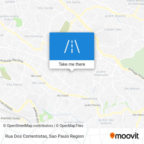 Rua Dos Correntistas map
