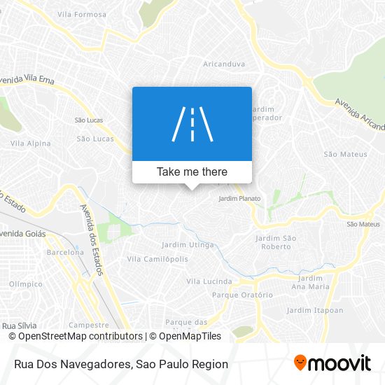 Mapa Rua Dos Navegadores