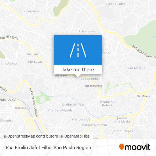 Rua Emílio Jafet Filho map