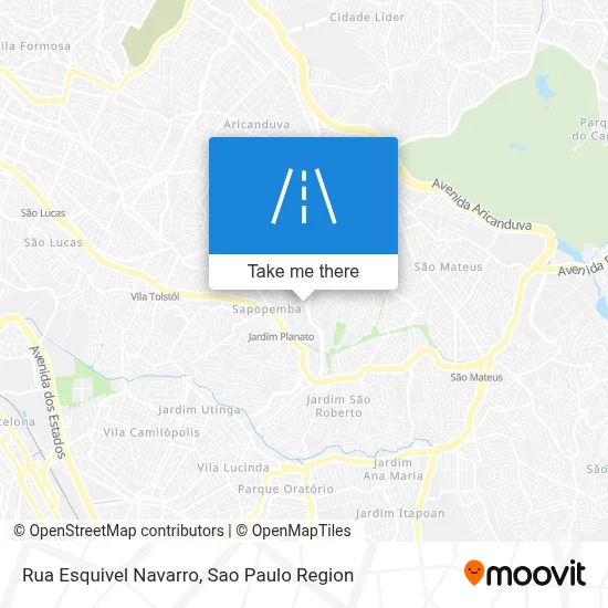 Rua Esquivel Navarro map