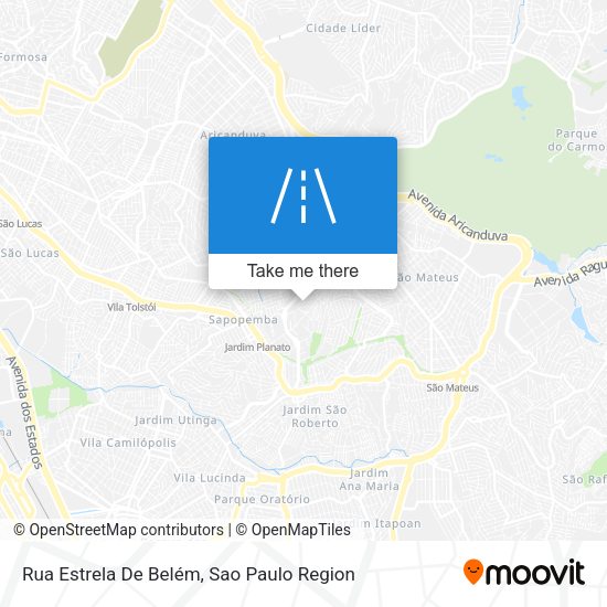 Rua Estrela De Belém map