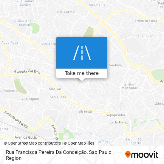 Mapa Rua Francisca Pereira Da Conceição