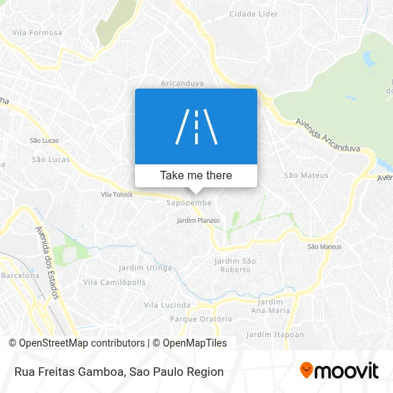 Rua Freitas Gamboa map