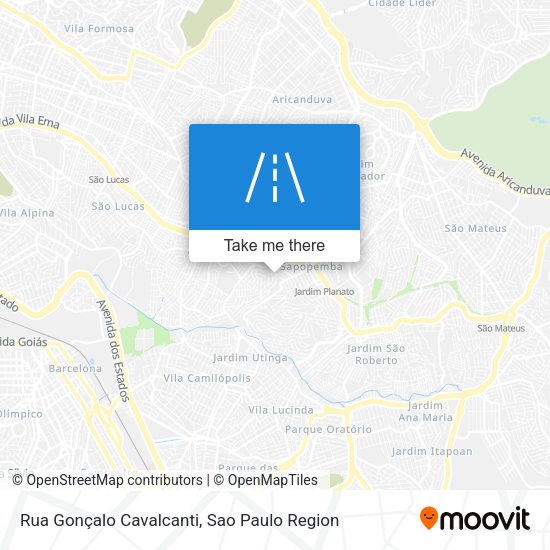 Rua Gonçalo Cavalcanti map