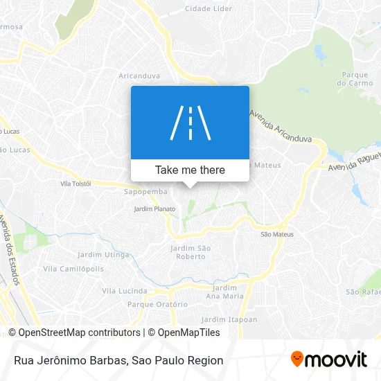 Rua Jerônimo Barbas map