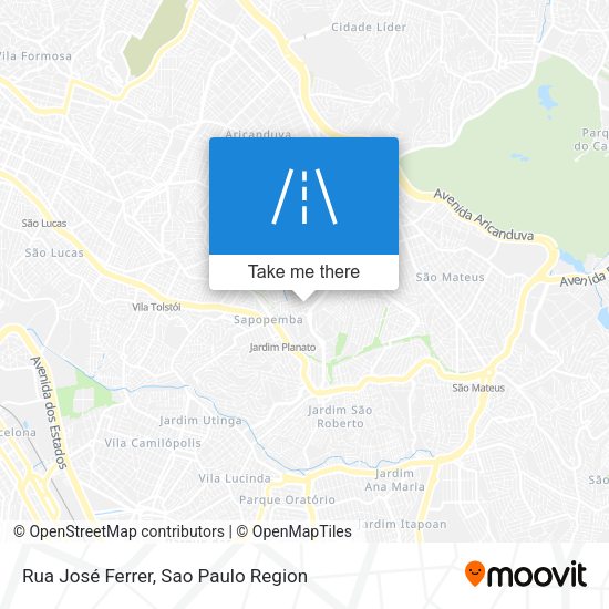 Rua José Ferrer map