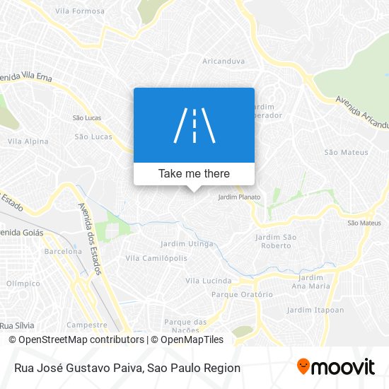 Rua José Gustavo Paiva map