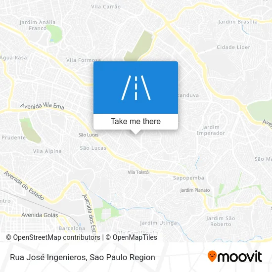 Rua José Ingenieros map