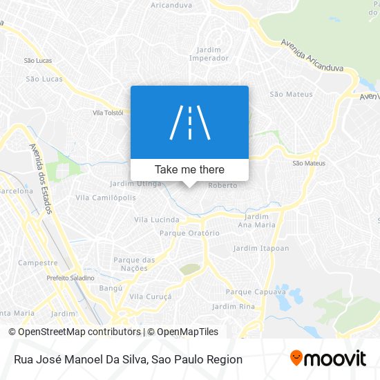 Rua José Manoel Da Silva map