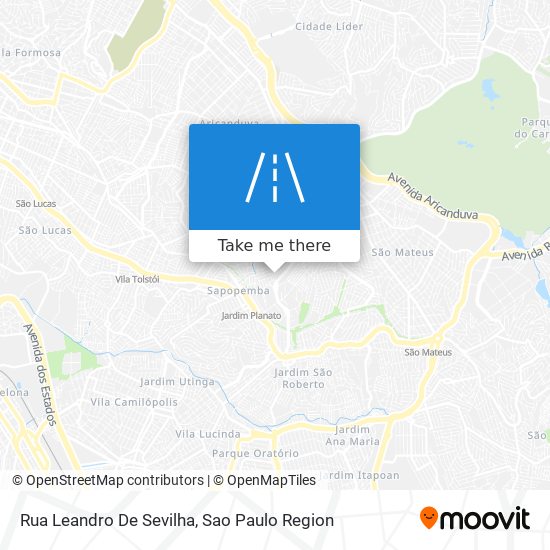 Rua Leandro De Sevilha map