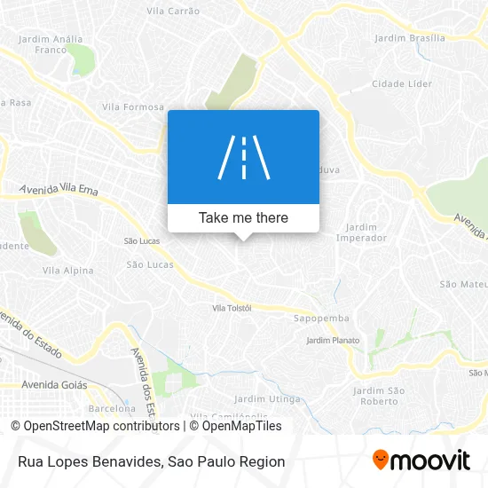 Rua Lopes Benavides map