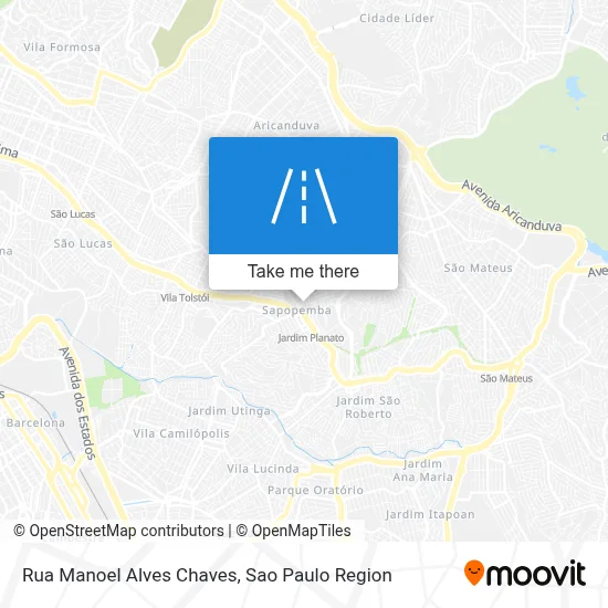 Rua Manoel Alves Chaves map