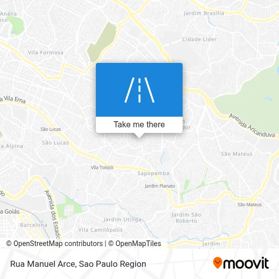 Rua Manuel Arce map