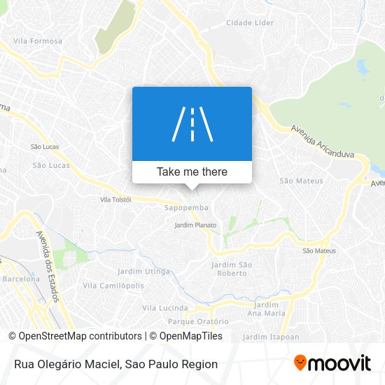 Rua Olegário Maciel map