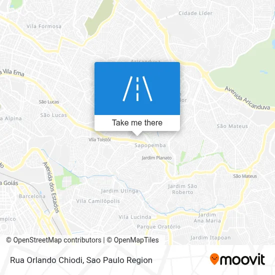 Rua Orlando Chiodi map