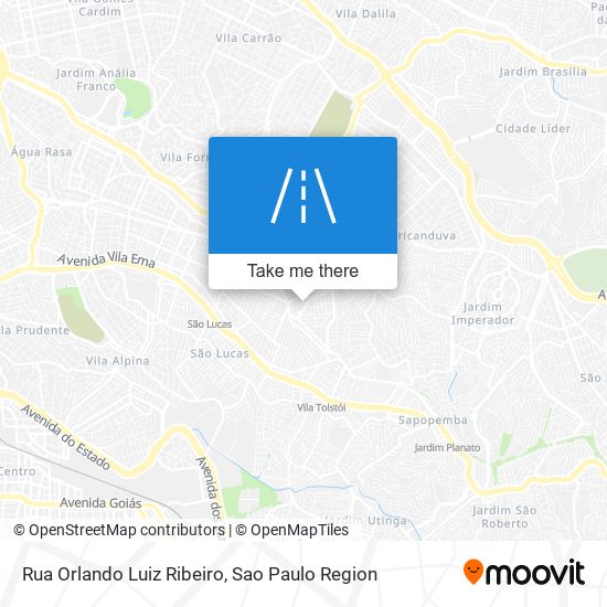 Rua Orlando Luiz Ribeiro map