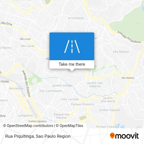 Rua Piquitinga map