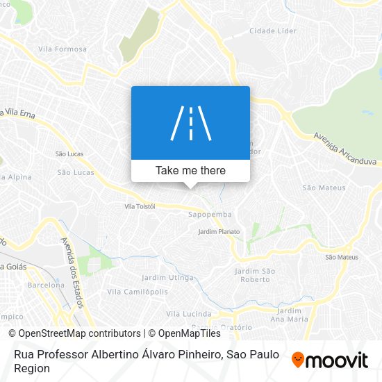 Rua Professor Albertino Álvaro Pinheiro map
