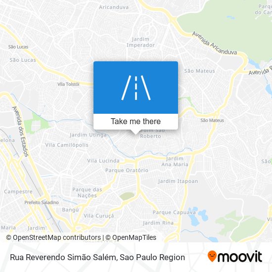 Rua Reverendo Simão Salém map