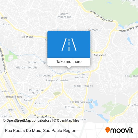Rua Rosas De Maio map