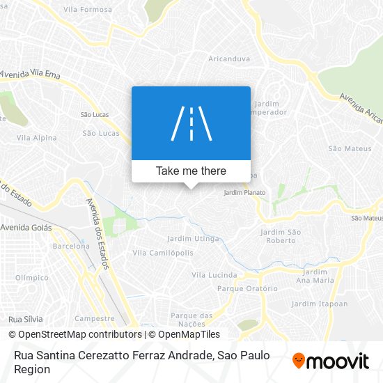 Rua Santina Cerezatto Ferraz Andrade map