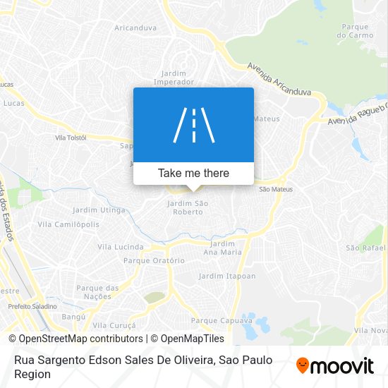 Rua Sargento Edson Sales De Oliveira map