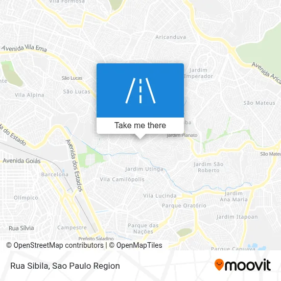 Rua Sibila map