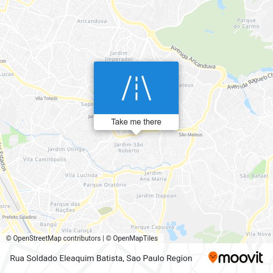 Rua Soldado Eleaquim Batista map