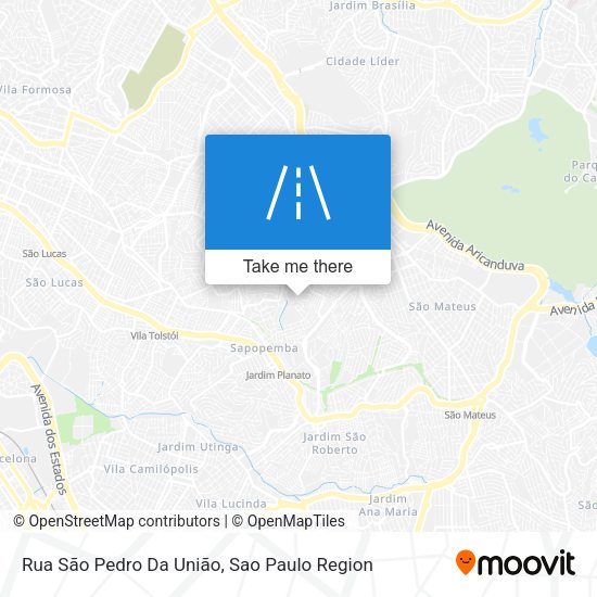 Rua São Pedro Da União map