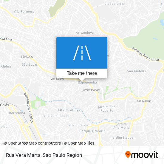 Rua Vera Marta map