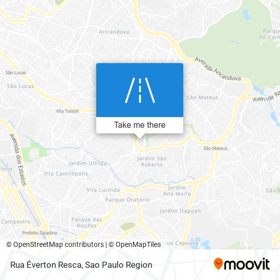 Mapa Rua Éverton Resca