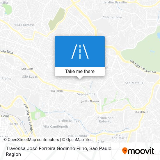 Travessa José Ferreira Godinho Filho map