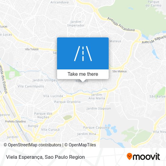 Viela Esperança map