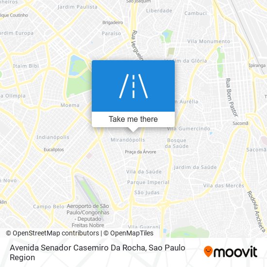 Avenida Senador Casemiro Da Rocha map