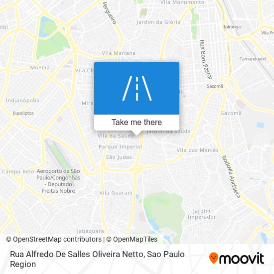 Mapa Rua Alfredo De Salles Oliveira Netto