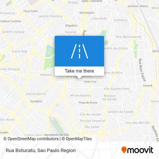 Rua Botucatu map