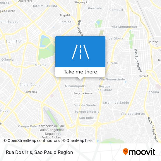 Rua Dos Iris map