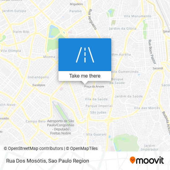 Rua Dos Mosótis map