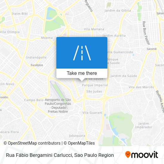 Rua Fábio Bergamini Carlucci map