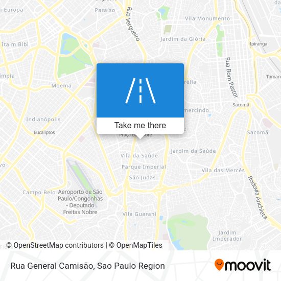 Rua General Camisão map