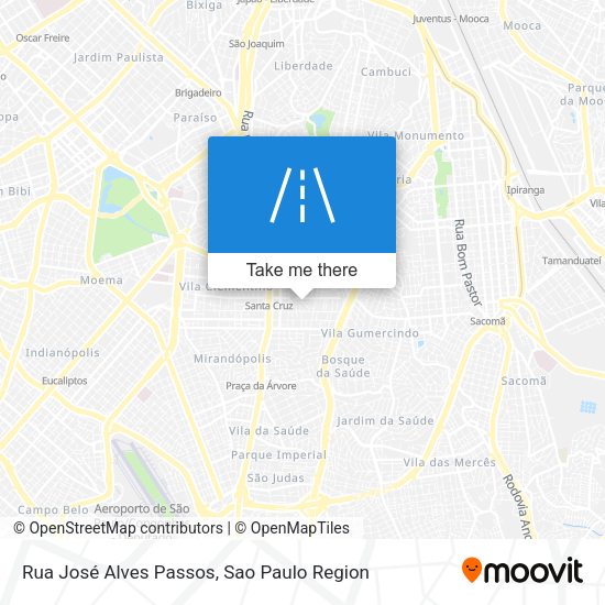 Rua José Alves Passos map