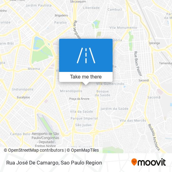 Mapa Rua José De Camargo