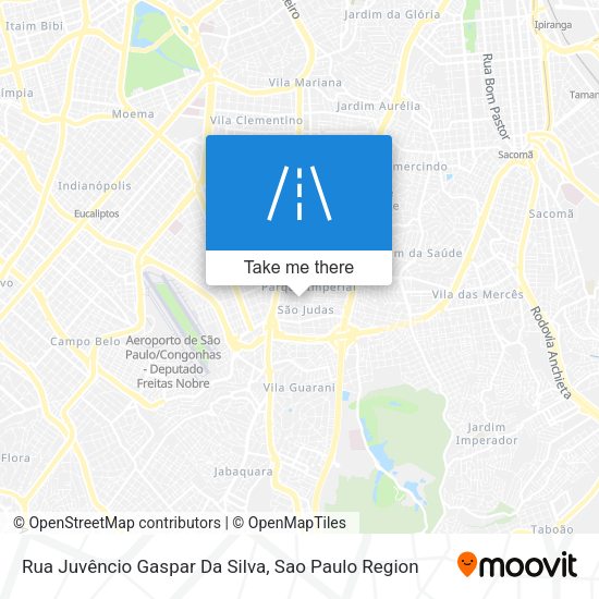 Rua Juvêncio Gaspar Da Silva map