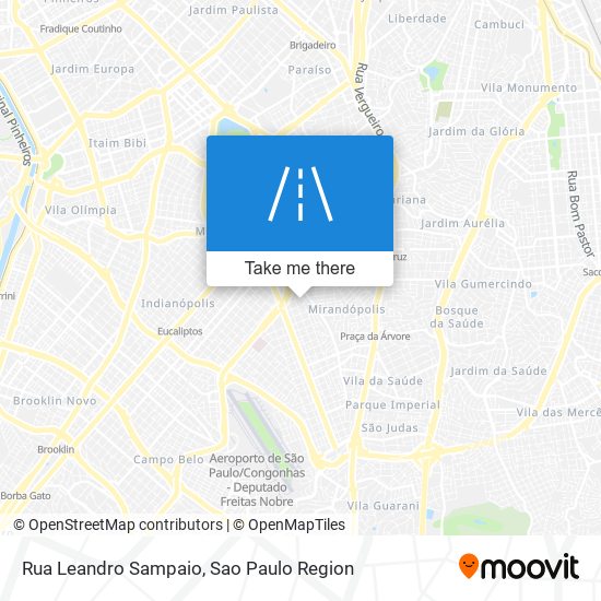 Mapa Rua Leandro Sampaio