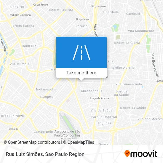 Rua Luiz Simões map
