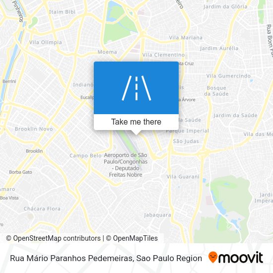 Rua Mário Paranhos Pedemeiras map