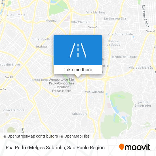 Mapa Rua Pedro Melges Sobrinho