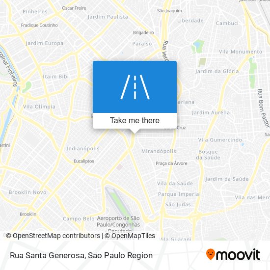 Rua Santa Generosa map