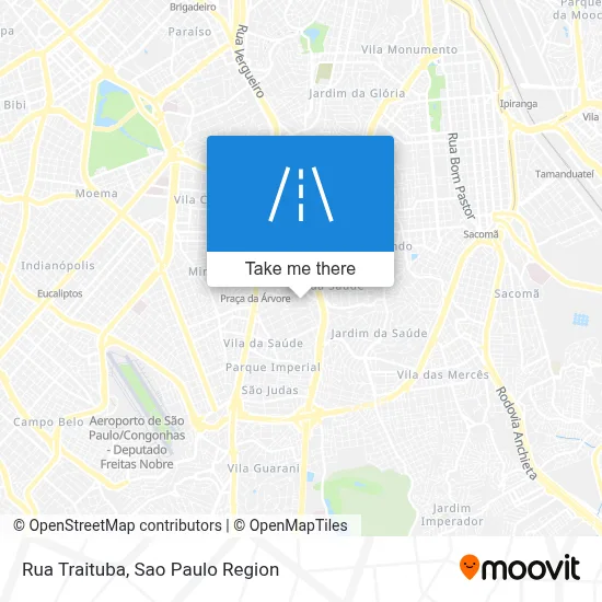 Rua Traituba map
